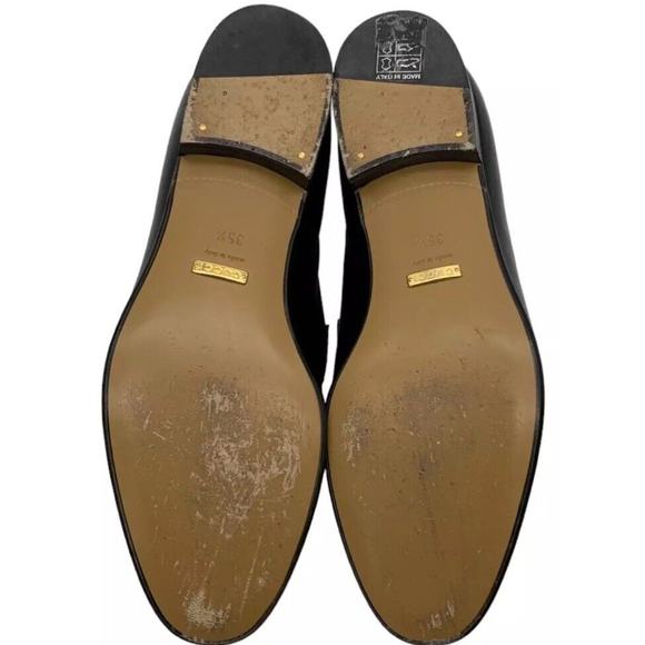 Gucci Women's Interlocking G Apron Toe Loafers Black B 5.5 M US 6 - Picture 4 of 4